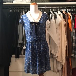 Cooperative blue “school girl” dress